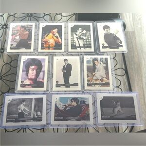 💜3/$20💜 10 Bruce Lee Dragon 2024 Silver Chrome Refractor Movie Cards WORTH $100